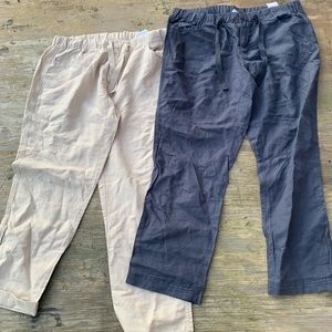 Columbia linen pants with draw string size medium